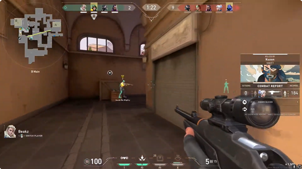 A well coordinated team taking mid control during a competitive match